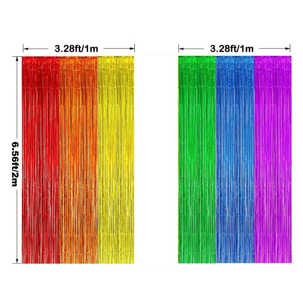 ฉากหลังปาร์ตี้ ผ้าม่านประดับพู - Tinsel Garland Decoration บทวิจารณ์และราคา
