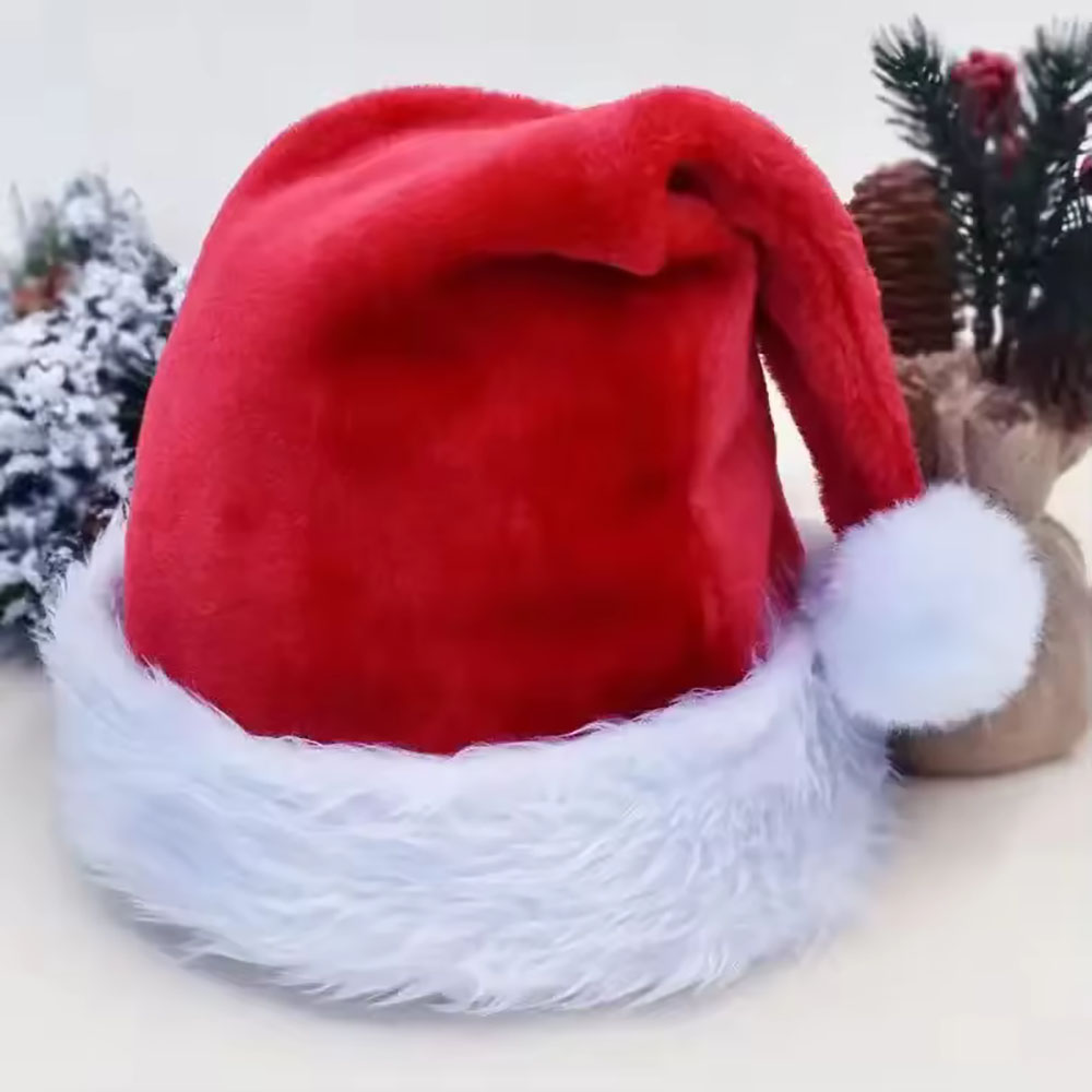 หมวกคริสต์มาสใหม่สำหรับผู้ใหญ่ - Santa Hat Plush บทวิจารณ์และราคา