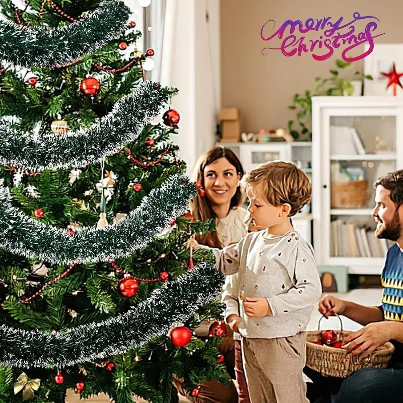 ริบบิ้นตกแต่งคริสต์มาสแบบมีกลิ - Tinsel Garland Decoration บทวิจารณ์และราคา