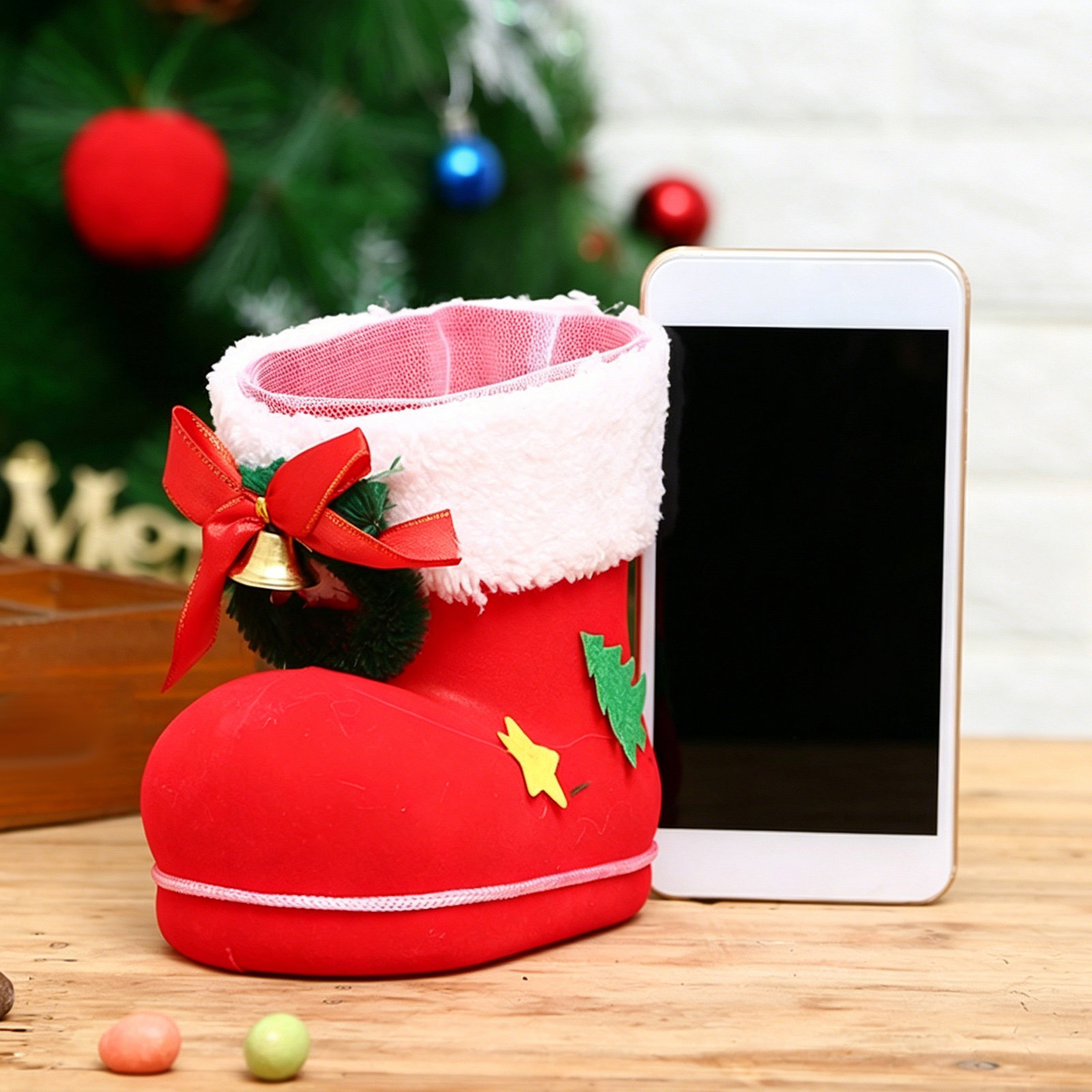 ถุงของขวัญคริสต์มาสแบบแขวน 2 ช - Christmas Stocking Hanging บทวิจารณ์และราคา