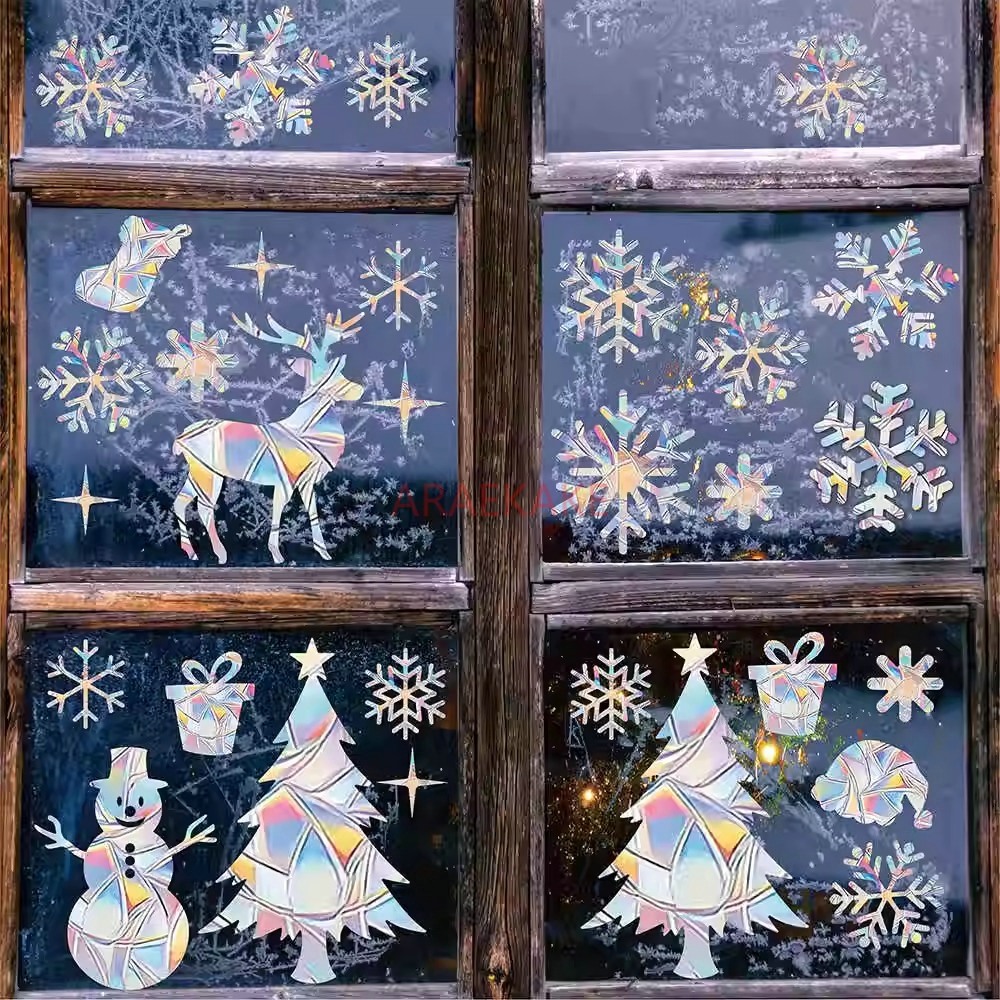 สติ๊กเกอร์ติดกระจกหน้าต่างลายค - Snowflake Window Decal บทวิจารณ์และราคา
