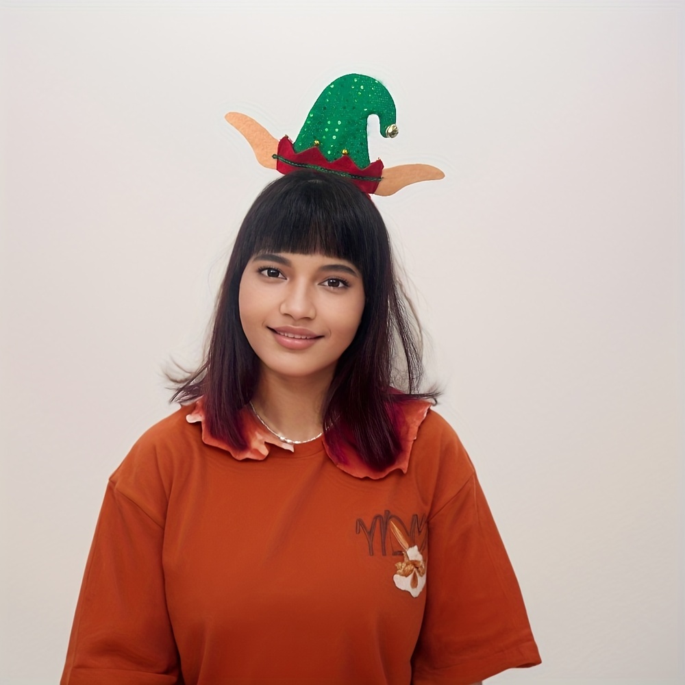 ที่คาดผมหมวกคริสต์มาส 1 ชิ้น อ - Elf Costume Christmas บทวิจารณ์และราคา