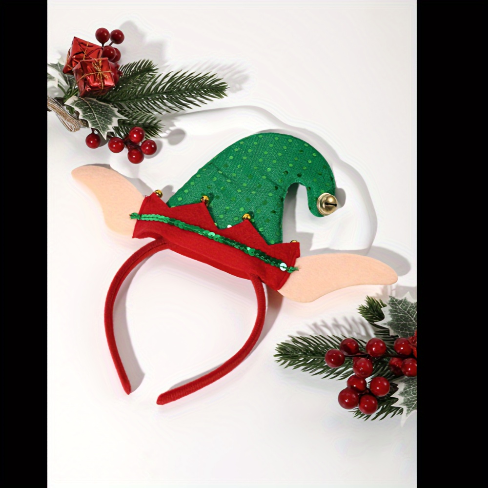 ที่คาดผมหมวกคริสต์มาส 1 ชิ้น อ - Elf Costume Christmas บทวิจารณ์และราคา